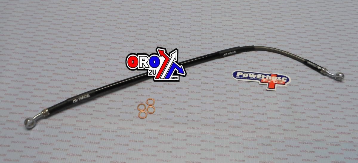 HOSE REAR BRAKE SILVER / BLK, VENHILL H02-2-037/P CRF250 08- - Image 3