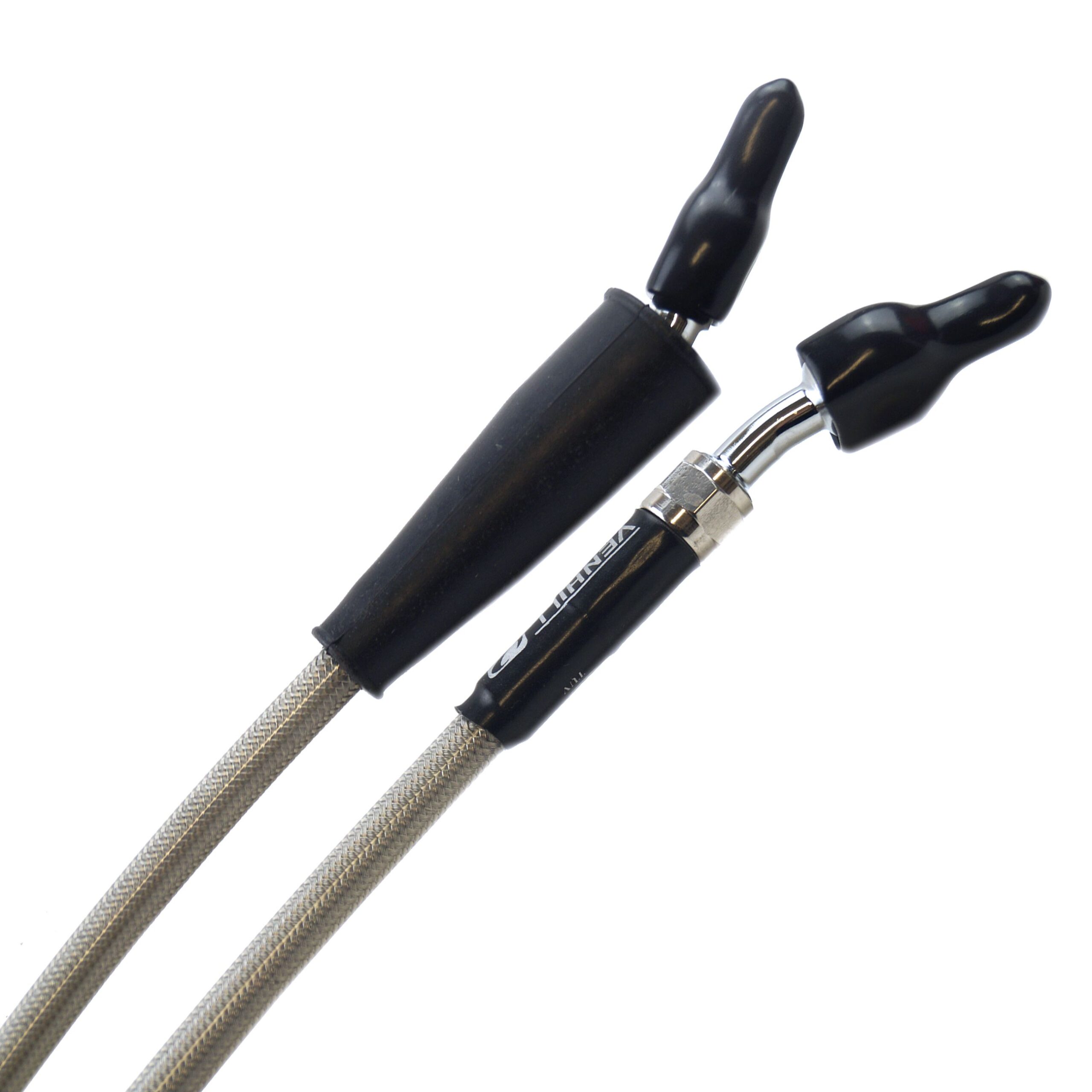 HOSE FRONT BRAKE SILVER / BLK, VENHILL K02-1-054/P KXF 2012