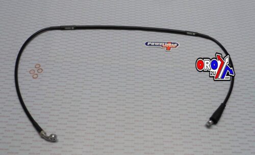 FRONT BRAKE HOSE SILVER / BLK, VENHILL K02-1-055/P KXF 13-15, K02-1-055/P-CL