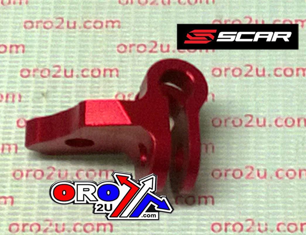 CLUTCH CABLE GUIDE RED, SCAR CCG401 RM-Z450 08-20