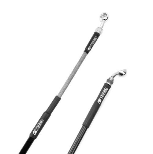 HOSE REAR BRAKE SILVER / BLK VENHILL, YZ125, YZ250 94-97, WRF400 98 FIR, VENHILL Y01-2-006/P