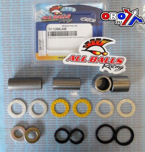 SWINGARM BEARING KIT ALLBALLS, ALLBALLS 28-1127 HONDA CRF250 R/X 04-17
