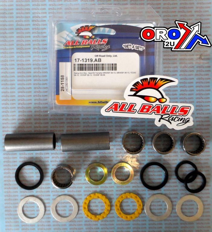 SWINGARM BEARING KIT ALLBALLS, ALLBALLS 28-1158 YAMAHA WR/YZ 250-450 06-22 - Image 4