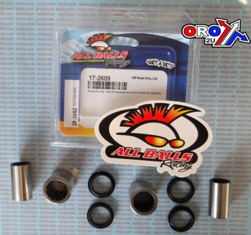 SWINGARM BEARING KIT ALLBALLS, ALLBALLS 28-1082 KAWASAKI KX 125/250/500 1984
