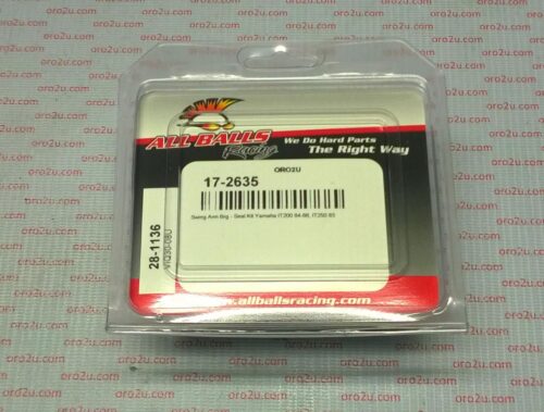 SWINGARM BEARING KIT ALLBALLS, ALLBALLS 28-1136 YAMAHA IT200/250