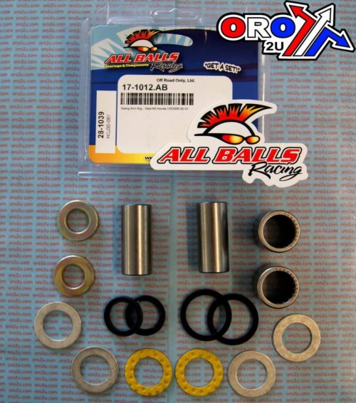 SWINGARM BEARING KIT ALLBALLS, ALLBALLS 28-1039 HONDA CR250R 92-01