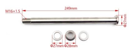 249mm SWINGARM BOLT 2015-2024 YAMAHA WR250F 33D-22141-00-00 - Image 3