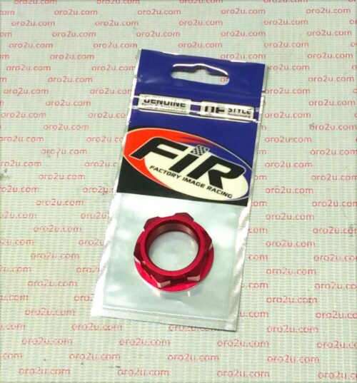 M24x1.00mm STEM NUT EACH RED, ALUMINIUM / CR RM RMZ YZ YZF, / CNC