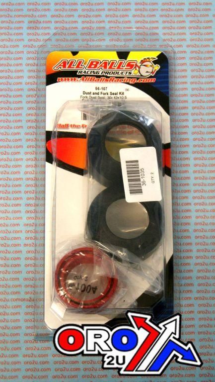 SEAL WIPER SET ALLBALLS, ALLBALLS 56-107 FORK SEAL KIT