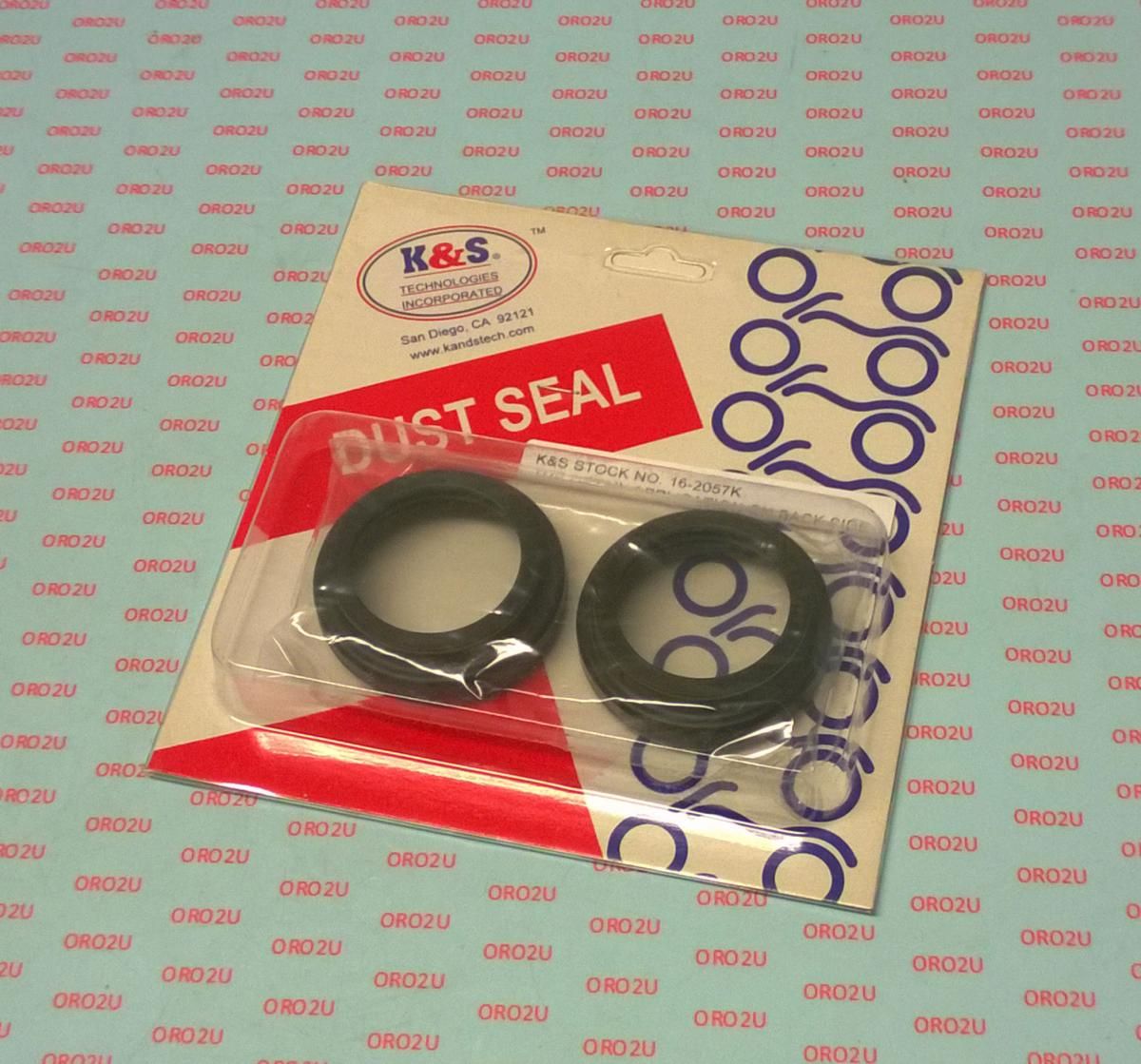FORK DUST SEAL SET 40mm WP, USD WHITE POWER K&S 16-2057K - Image 2