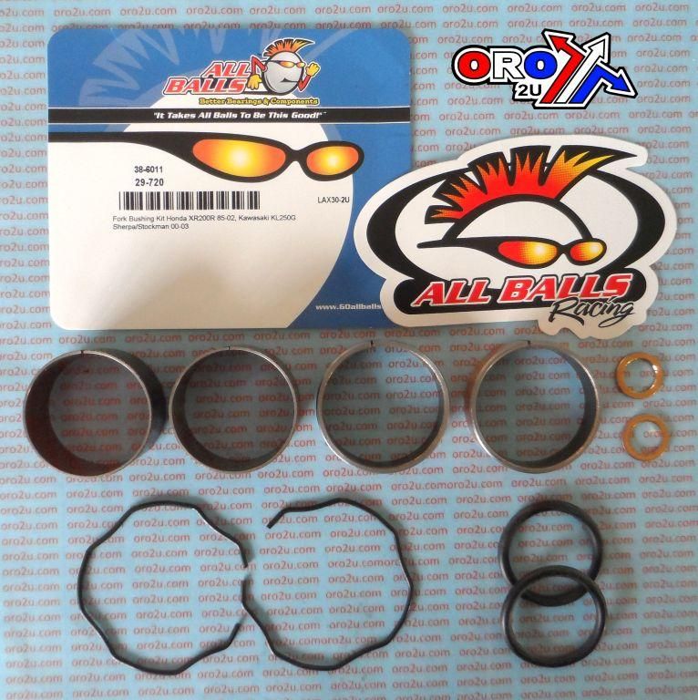 FORK BUSHING KIT 85-10 HON XR200/KAW KL250, ALLBALLS 38-6011 DIRT - Image 2
