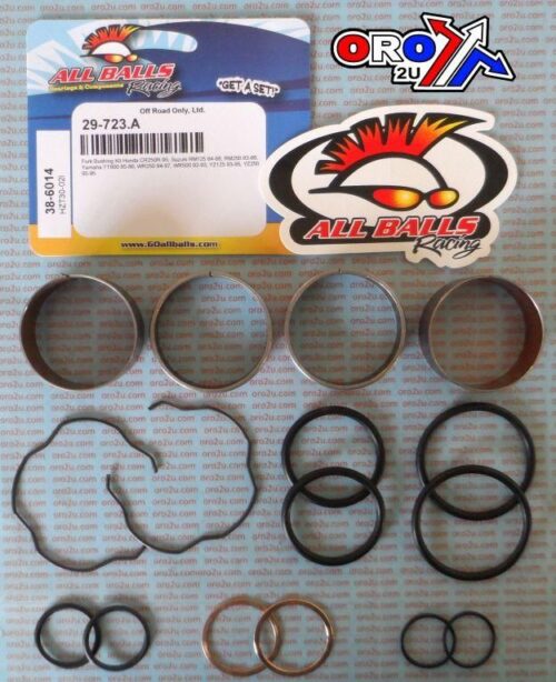 FORK BUSHING KIT 83-97 HON/SUZ/YAM CR/RM/TT/WR/YZ, ALLBALLS 38-6014 DIRT