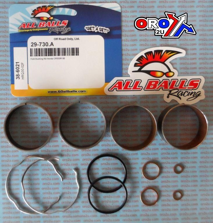 FORK BUSHING KIT 1988 HON CR500R, ALLBALLS 38-6021 DIRT - Image 3