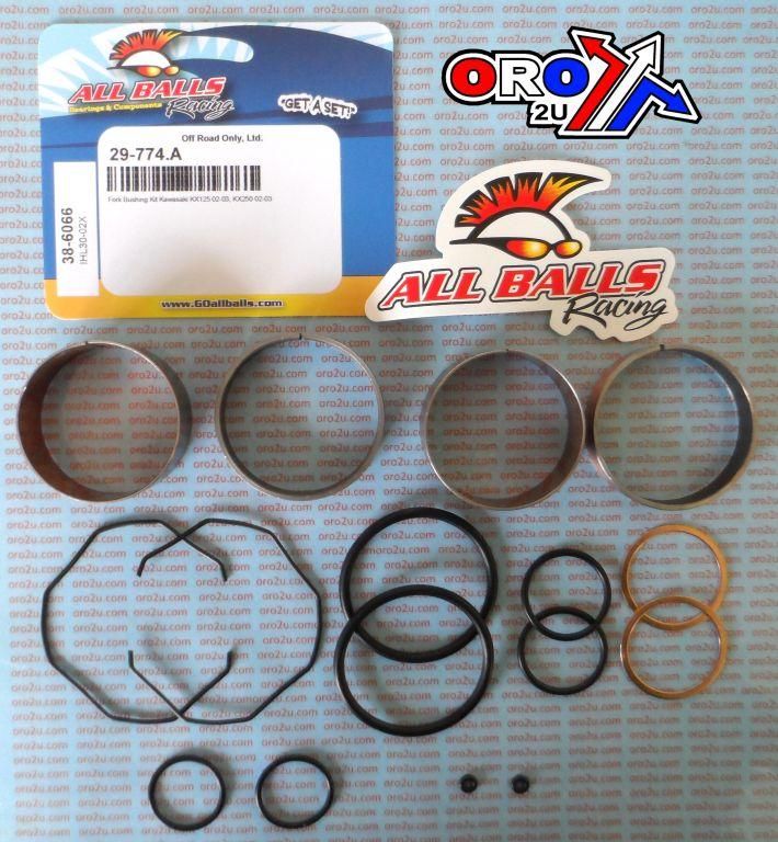FORK BUSHING KIT 02-03 KAW KX125/250, ALLBALLS 38-6066 DIRT - Image 3