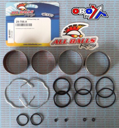 FORK BUSHING KIT 10-14 HON CRF250R, ALLBALLS 38-6081 DIRT