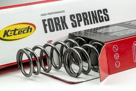 Front Fork Spring 4.4N -(Pair), 435-498-44, HIGH PERFORMANCE FORK SPRING, K-TECH SUSPENSION