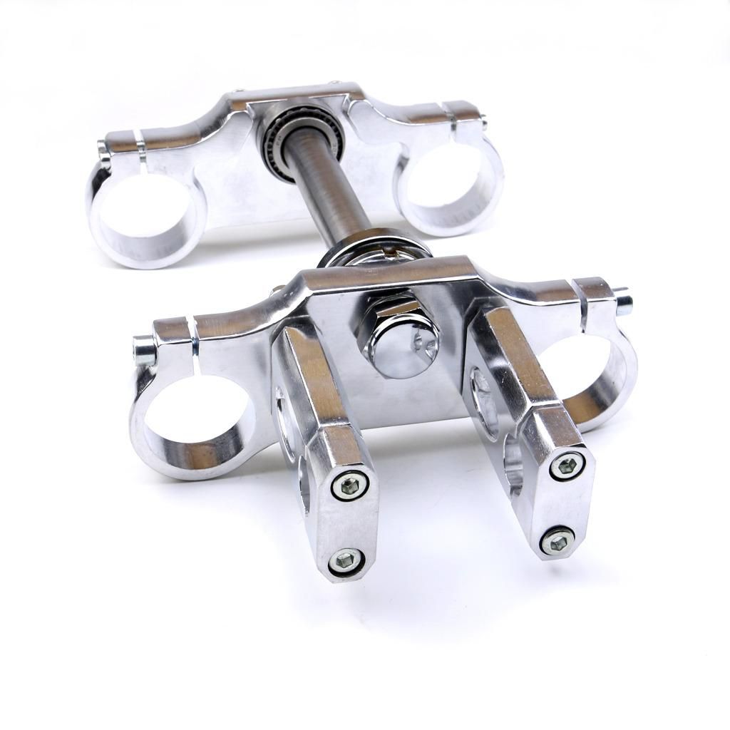 PIT BIKE TRIPLE CLAMPS 45/48MM, 22MM BAR MOUNT - Image 2