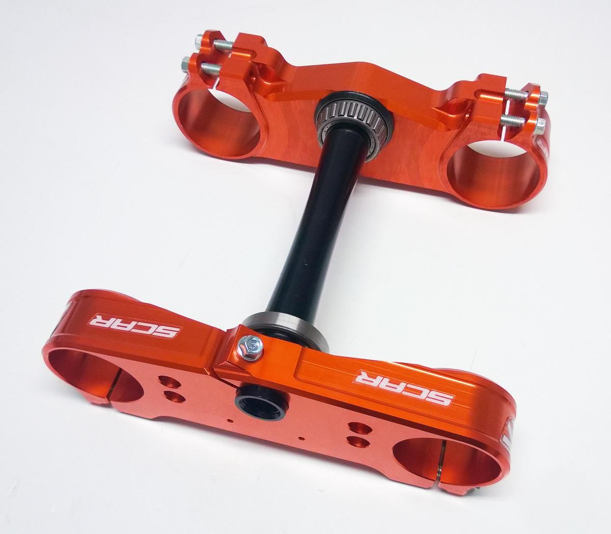 TRIPLE CLAMPS 22 ORANGE SX/SXF 13-20, OFFSET 22mm SCAR S5417OR - Image 2