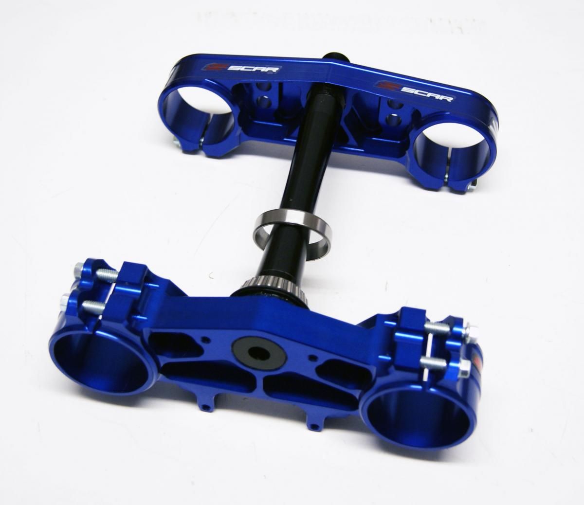 TRIPLE CLAMPS 25 BLUE YZ125, OFFSET 25mm SCAR S1426