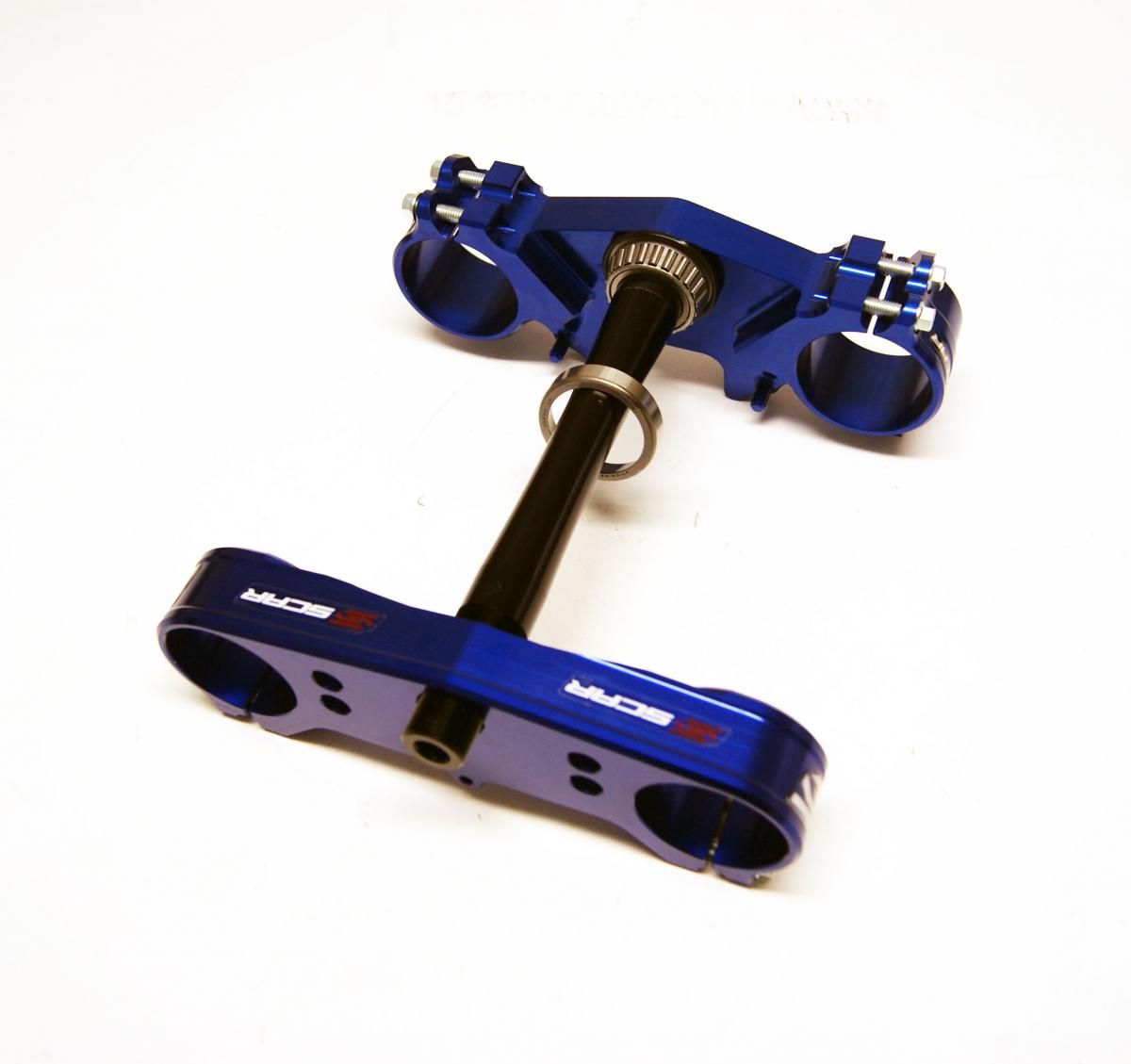 TRIPLE CLAMPS 25 BLUE YZ125, OFFSET 25mm SCAR S1426 - Image 3