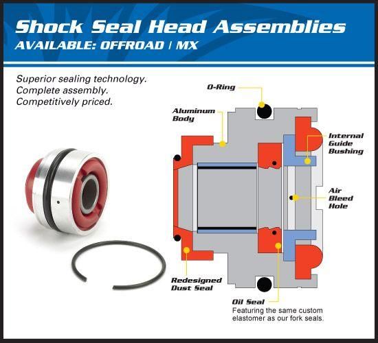 REAR SHOCK SEAL BLOCK 14.0x40, ALLBALLS 37-1118 40x14 - Image 5