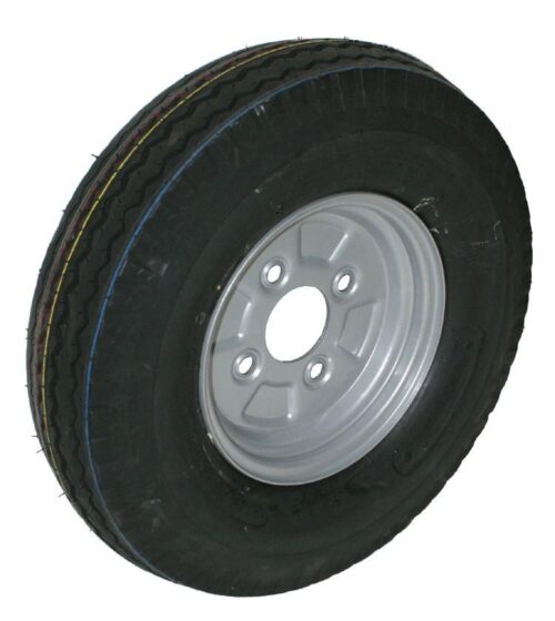 TRAILER TYRE 4.80/4.00-8”+Rim, 60mm BORE / EACH / WHEEL