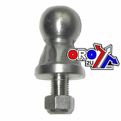 PIN BALL 50mm 3/4 x 1 inch NF, ATV UTV QUAD HITCH BALL, 3631 TOW BALL