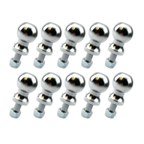TRADE PACK 10 BALL HITCH, TRADE Â£5.95 EACH, 50mm TOW BALL UK SIZE