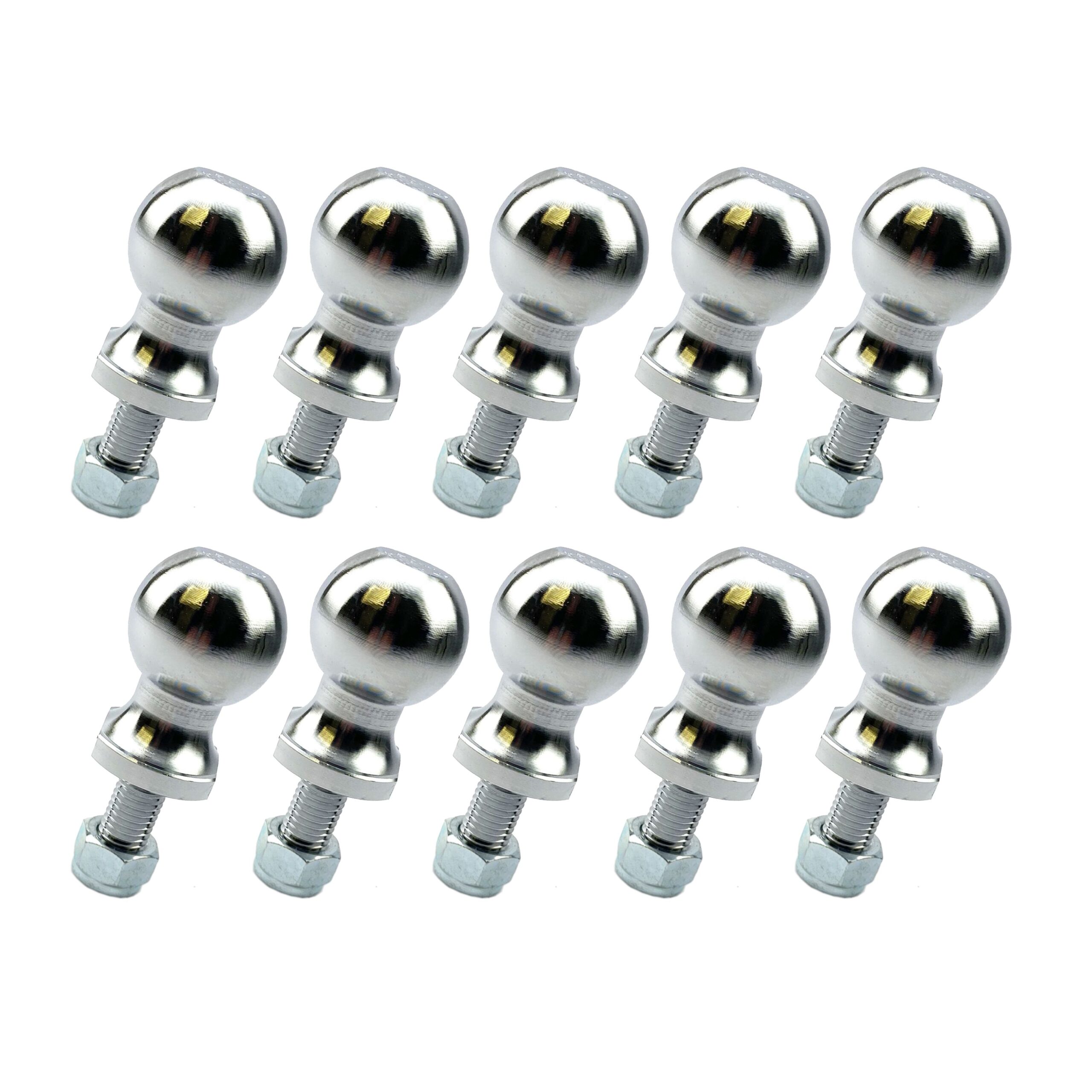 TRADE PACK 10 BALL HITCH, TRADE Â£5.95 EACH, 50mm TOW BALL UK SIZE