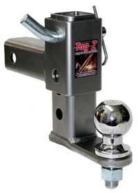 MOUNT ADJ. 6″DROP 1 HOLE, FITTED WITH A 50mm BALL, ATV UTV QUAD HITCH MOUNT