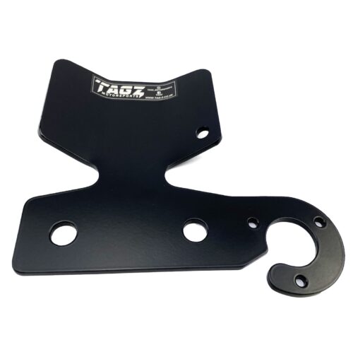 5MM HEAVY DUTY PLATE SINGLE BLACK, TOW BAR BUMPER PROTECTOR PLATE