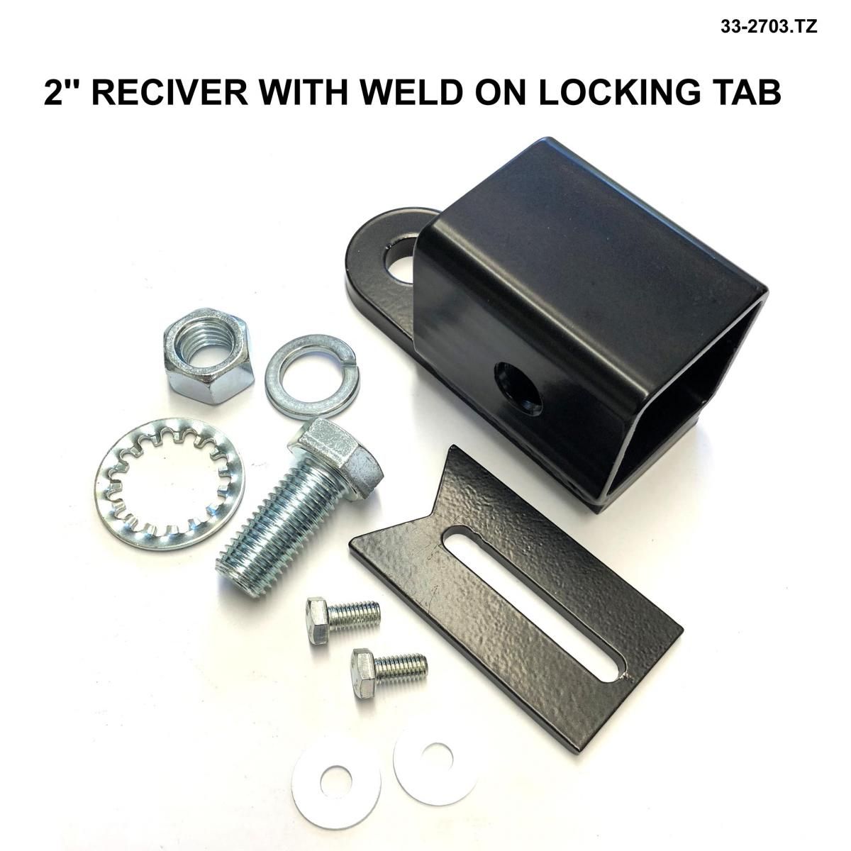 Trail Ball Mount "2" Reciver Adaptor, TAG-Z HITCH / 43-1005, Arctic Cat 1000 H2 LTD 11, 1000 H2 MUDPRO 10-11, 1000 H2 THUNDERCAT 08-10, 1000 MUDPRO LTD 12-17, 1