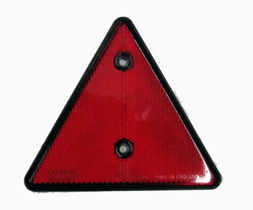 RED REFLECTIVE TRIANGLE EACH, SCREW ON TRAILER