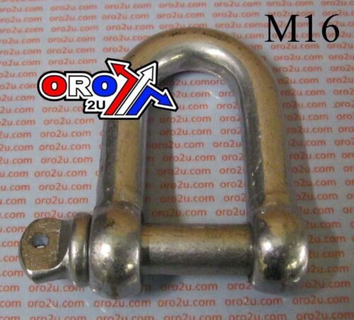 SHACKLE M16 WIRE ROPE STRAP, D SHACKLE