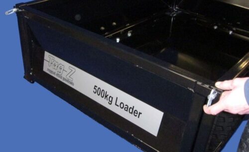 ATV BOX TRAILER 600KG 2Wheel, QUAD BIKE TRAILER / BLACK, EXTRA CARRIAGE CHARGE!!