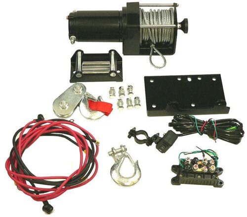 12V WINCH 3000LB/1350KG, ATV/UTV, STEEL CABLE, ARROWHEAD WIN0010, 431-01009