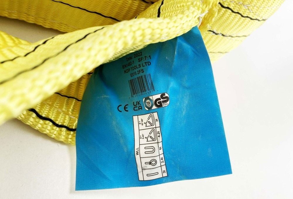 WEBBING SLING 4m x 90mm 3 TON CAPACITY - TOOLZONE KDPTD070