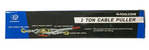 CABLE PULLER 2 TON 4000lb 4.5mm CABLE 3m LENGTH – TOOLZONE KDPTD025