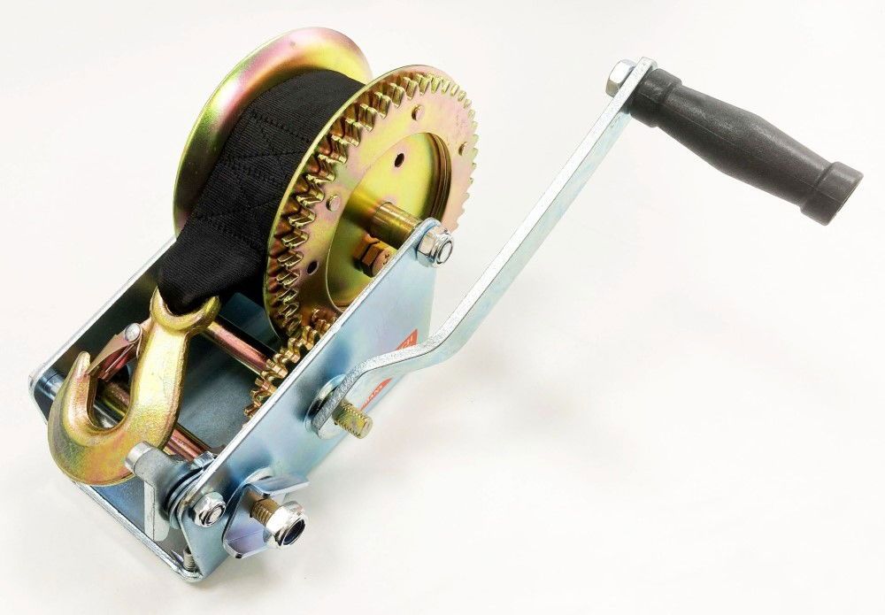 STRAP BOAT WINCH 2000lb 2" x 8m WEBBING TWO SPEED - TOOLZONE KDPTD065 - Image 4