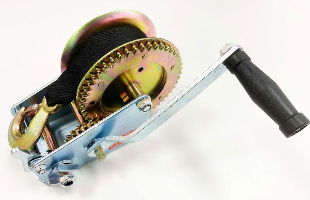 STRAP BOAT WINCH 2000lb 2" x 8m WEBBING TWO SPEED - TOOLZONE KDPTD065 - Image 7