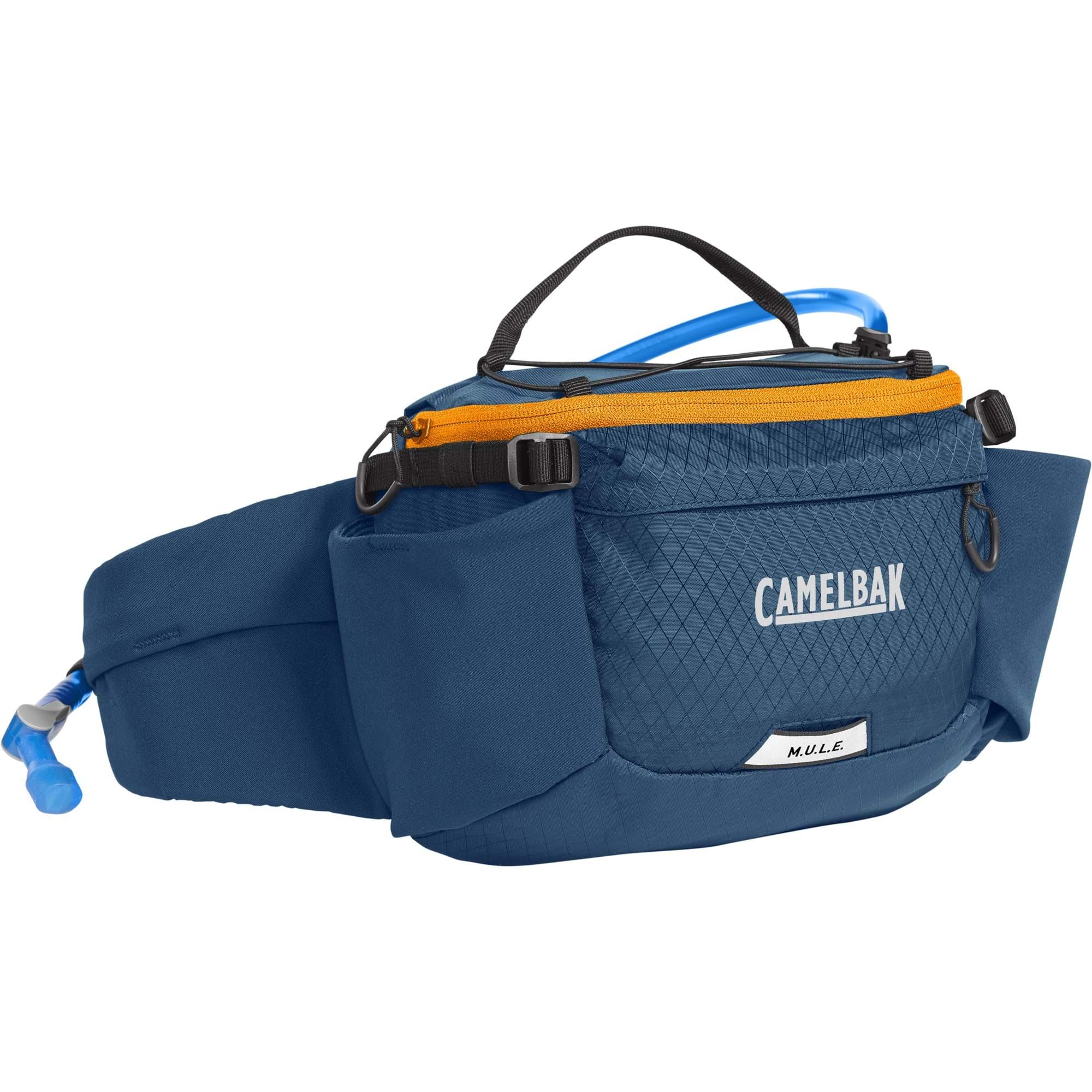 CAMELBAK M.U.L.E. 5 WAIST PACK 2023: GIBRALTAR NAVY/ORANGE 5L CBMULEWP - Image 4