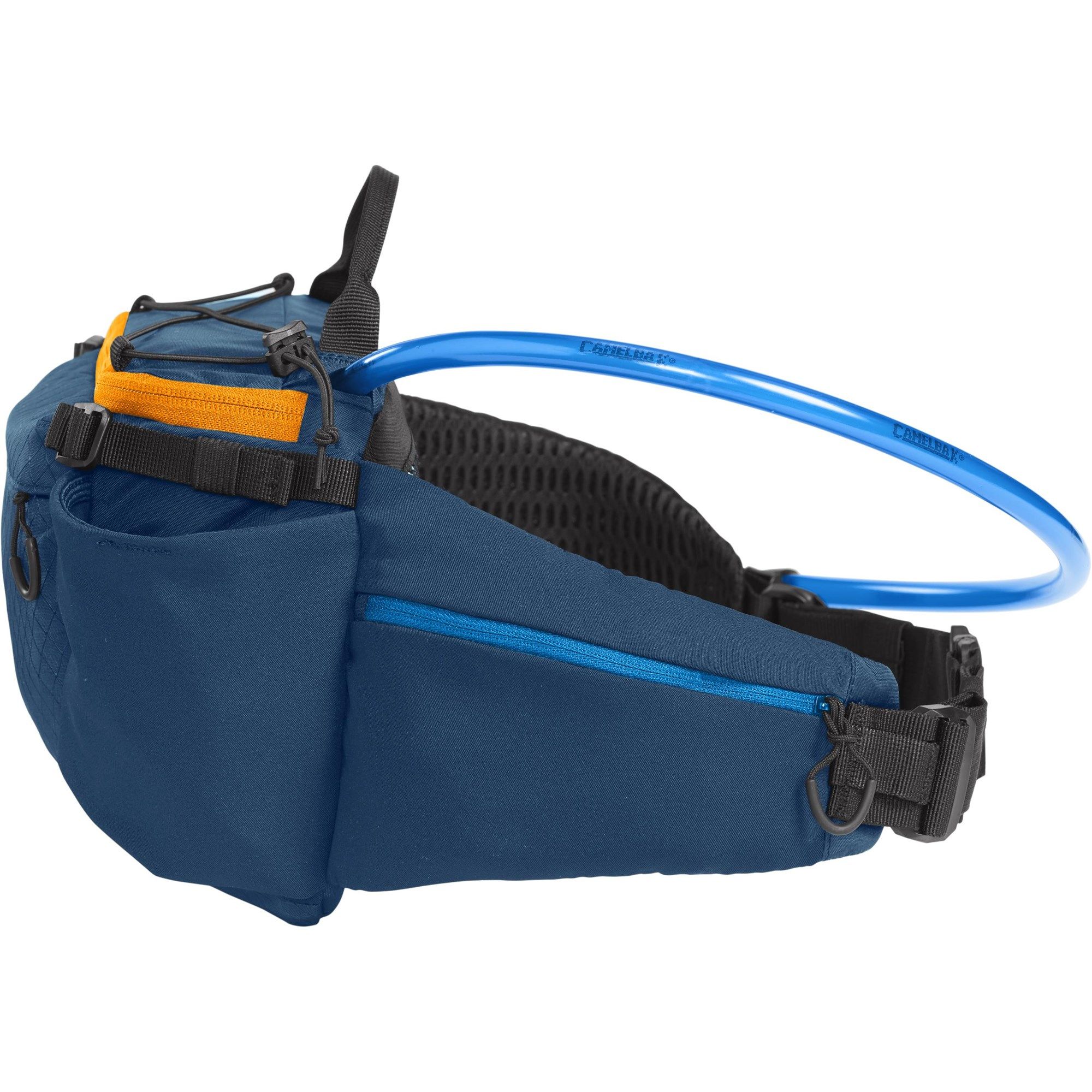 CAMELBAK M.U.L.E. 5 WAIST PACK 2023: GIBRALTAR NAVY/ORANGE 5L CBMULEWP - Image 7