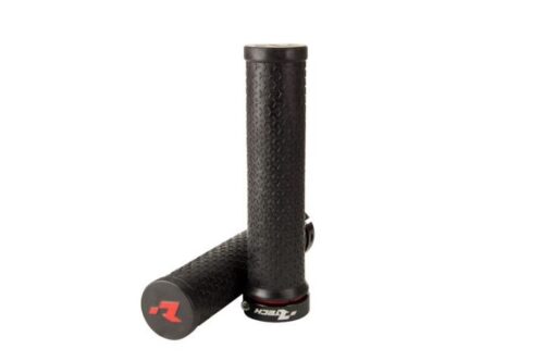 BIKE BICYCLE LOCK ON GRIPS – BLACK – RTECH B-MPRBIKENR20