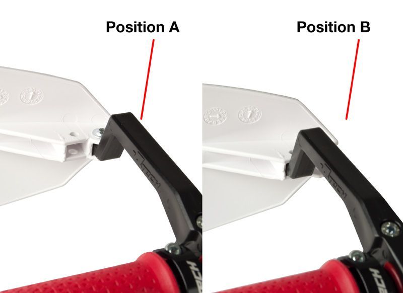 R20 BIKE BICYCLE HANDGUARDS - NEON GREEN - RTECH B-KITPMR20VF0 - Image 3