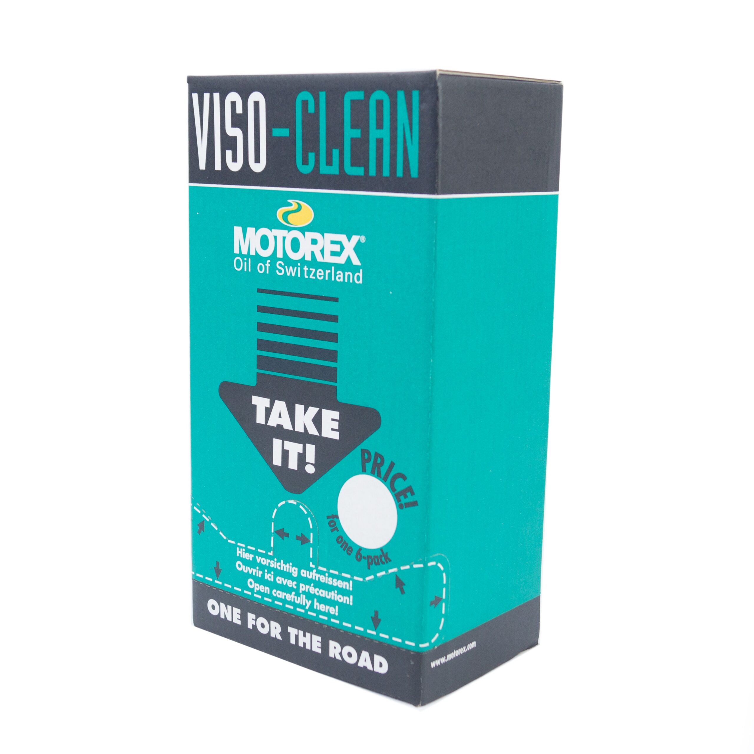 PK/12 VISOR CLEAN 72 WIPES. 12 PACK OF 6 WIPES, MOTOREX 7300640 - Image 2