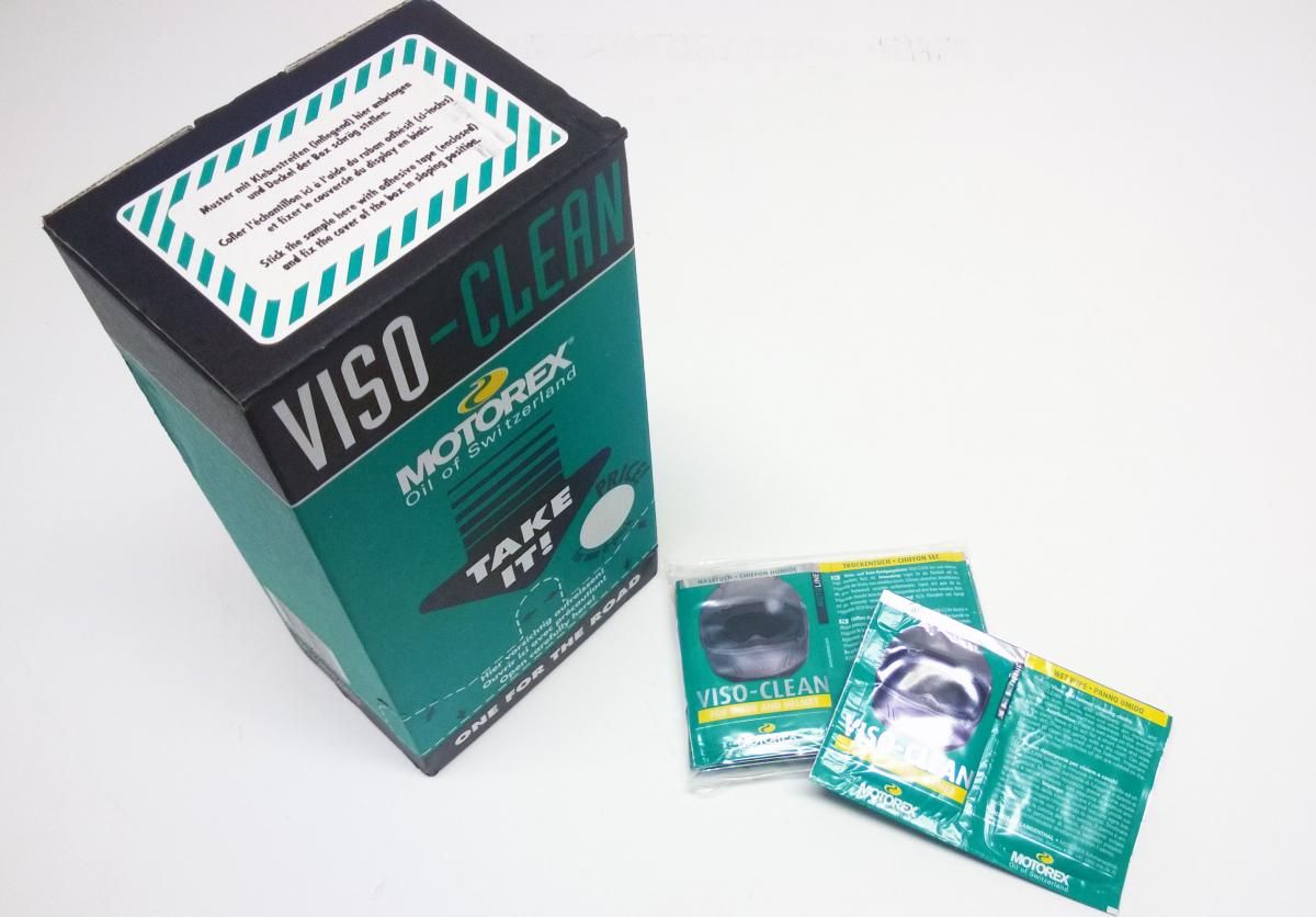 PK/12 VISOR CLEAN 72 WIPES. 12 PACK OF 6 WIPES, MOTOREX 7300640 - Image 3
