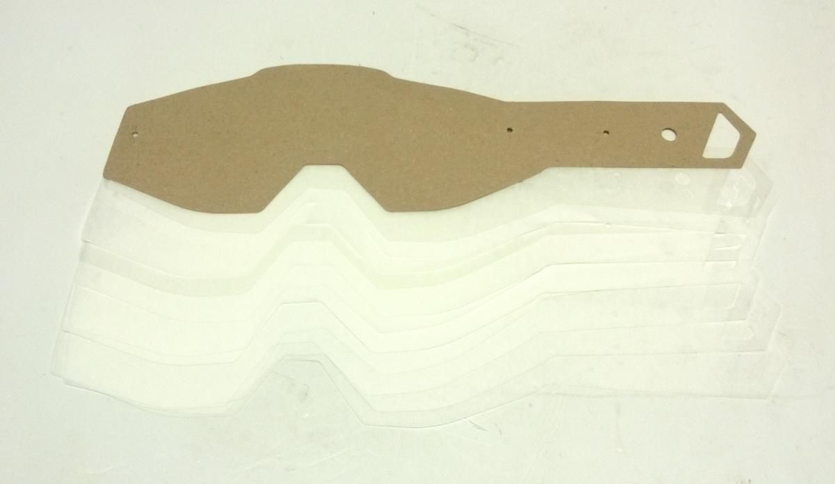 RNR 100 PERCENT STD. TEAR OFFS PACK, TEAR OFFS PK/10, TP100, 100 PERCENT NOT ROLL OFF - Image 2