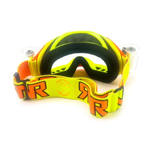 RNR PLATINUM WVS 48mm, YELLOW FLO GOGGLE, ROLL OFF, GAA68, WIDE VISION SYSTEM