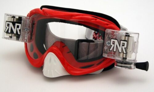 RNR HYBRID RED FULLY LOADED ROLL OFF, RED GOGGLE, GH45, ROLL & TEAR OFF