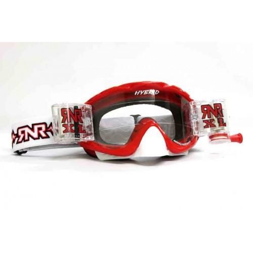 RNR HYBRID RED XL ROLL & TEAR OFF, RED GOGGLE, 36MM ROLL OFF, GH45XL, ROLL & TEAR OFF